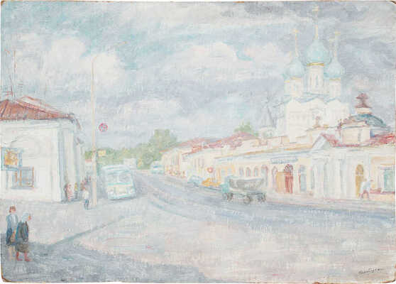 Дехтерева Татьяна Александровна. Центральная улица. Ростов Великий. Из серии «По русским городам» 